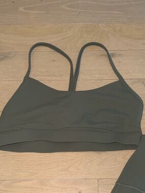 Lululemon Sage Green Sports Bra Size 6